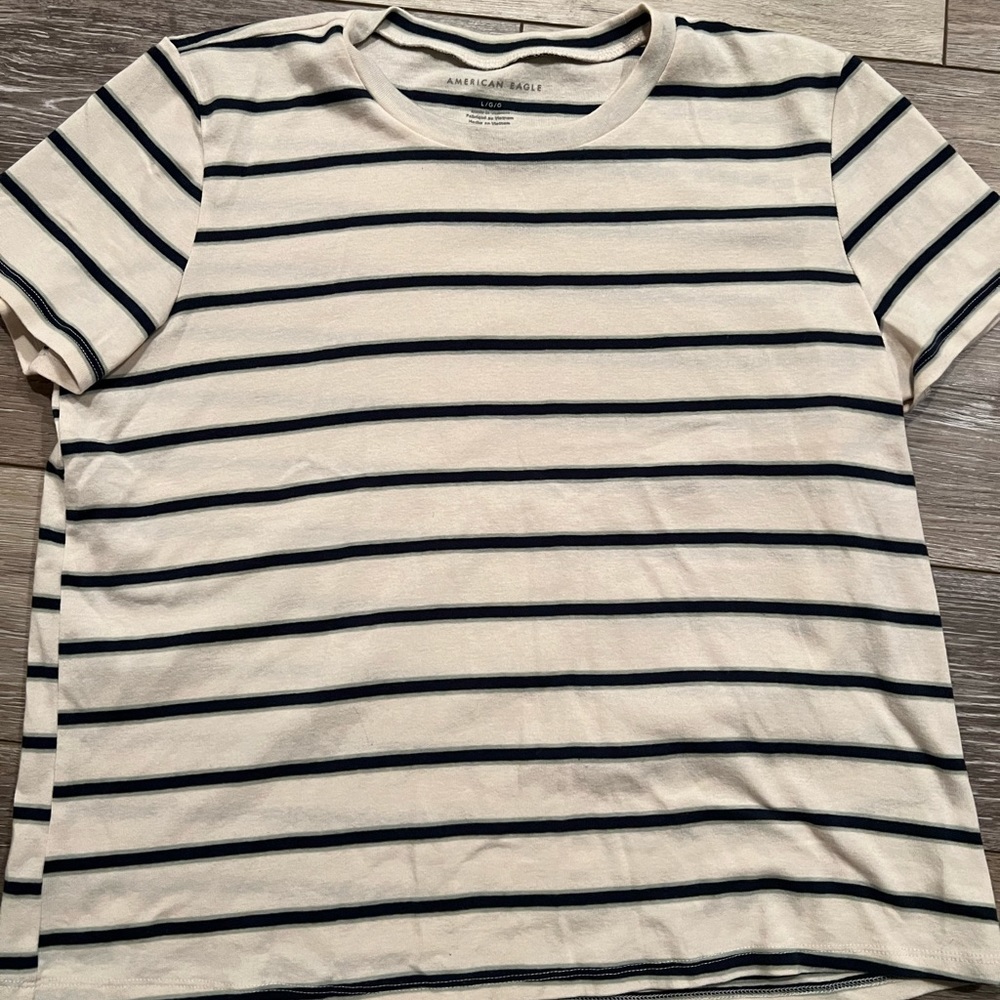 American Eagle Striped Tee